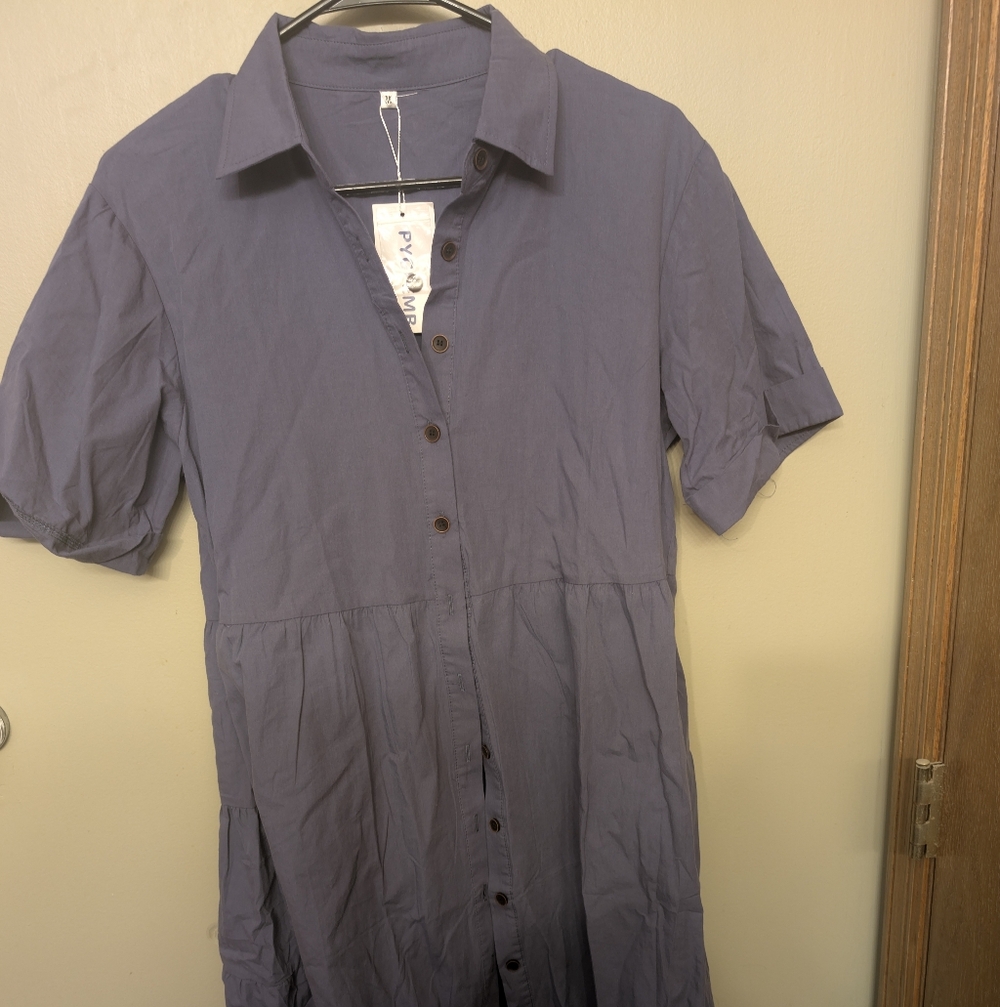 NWT Stylish Button-up Dress